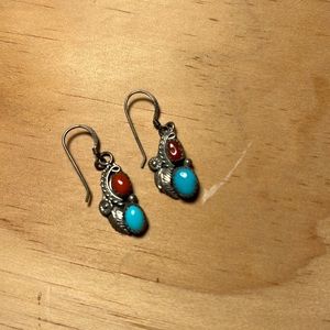 Silver turquoise and tigers eye